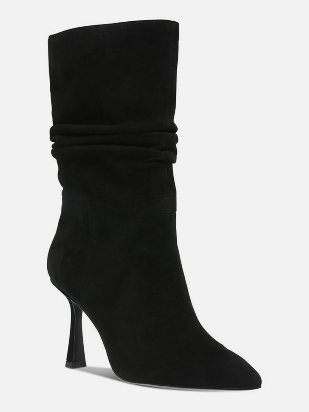 Steve Madden Jessamy Black Slouchy Pointed-Toe Stiletto Ankle Boot size 7.5